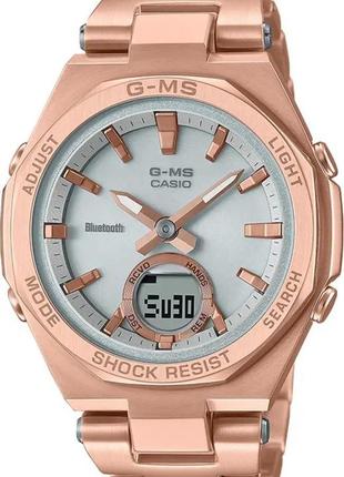 Часы casio msg-b100dg-4aer baby-g. розовое золото