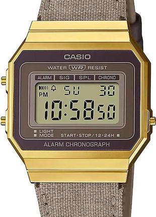 Часы casio a700wegl-5aef. золотистый1 фото