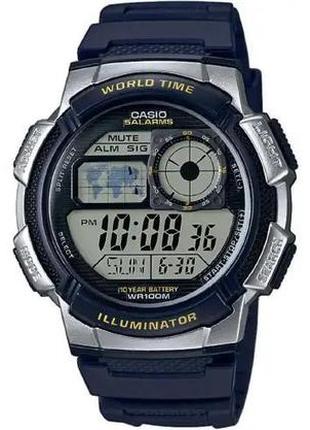 Часы casio ae-1000w-2a (a). серебристый1 фото