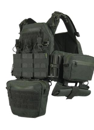 Плитоноска cen.2 cordura1000d nir олива+ 4 підсумків