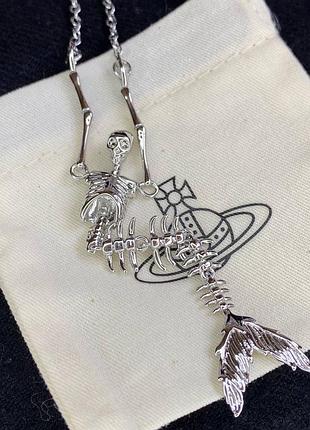 Vivienne westwood skeleton necklace