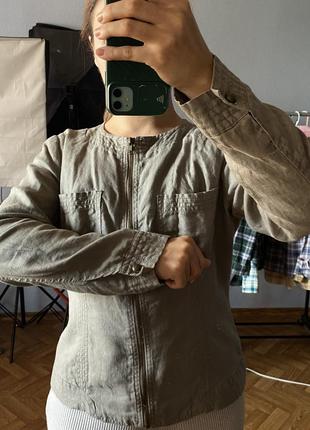 Жакет из 100% льна.