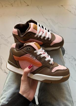 Кросівки vans rowley xlt gallery dept neopolitan коричневі жіночі / чоловічі