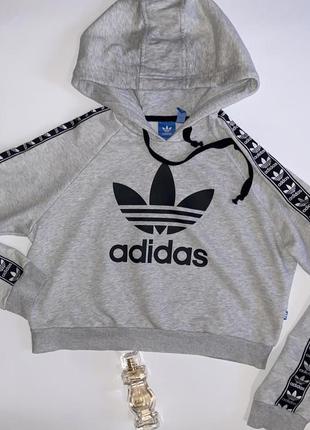 Вкорочений худі adidas
