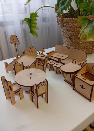 Мебель для куклы кукольного домика