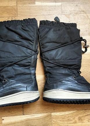 Зимние сапоги ecco, 39р, 25см стелька.