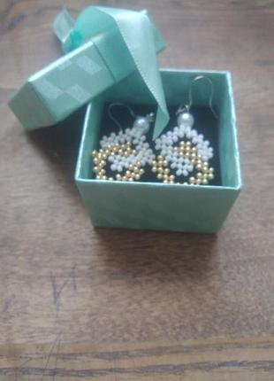 Серьги из бисера