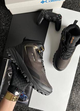 Шикарні чоловічі зимові кросівки columbia trailstorm waterproof high fur