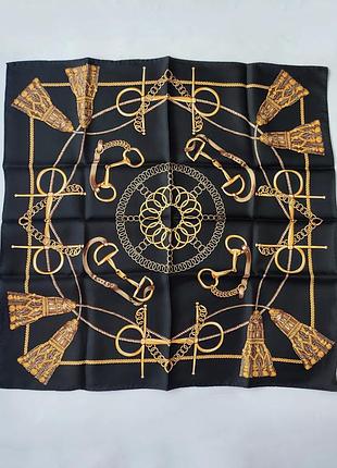 Шелковый платок , 100% шелк шов роуль.