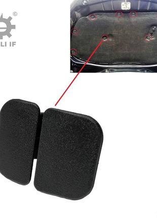 Кліпса утеплювача капота a4 b6 audi 1h5863849a 1h5863849 8e0863727a