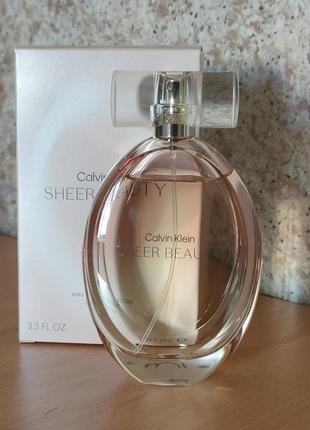 Calvin klein sheer beauty, распив оригинальной парфюмерии