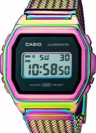 Часы casio a1000prw-1er. цветной