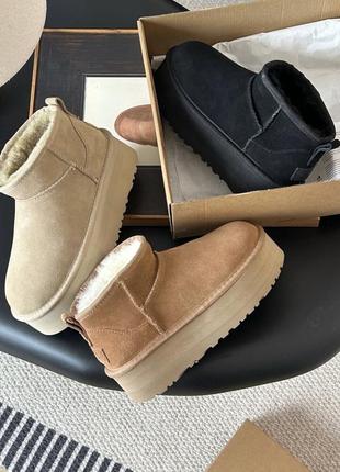 Угги ugg ultra mini platform 5 см - под заказ