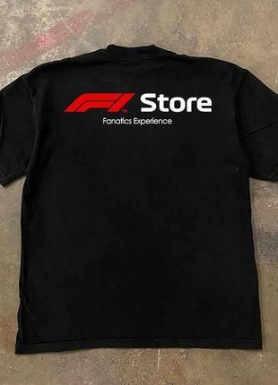Футболка ф1 store унисекс черного цвета