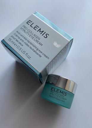 Відновлюючий ліфтинг-крем під очі elemis pro-collagen vitality eye cream
