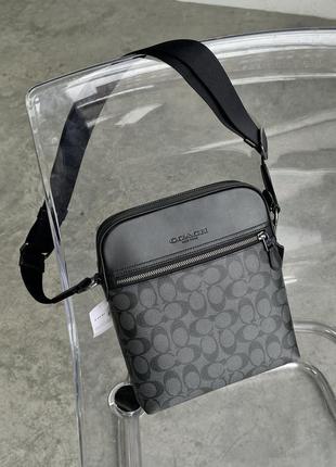 Сумка брендовая coach houston logo оригинал на подарок мужчине/мальцу