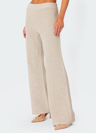 Брюки штани zara mango вʼязані палаццо