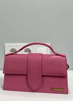 Jacquemus сумка цвет neon pink оригинал