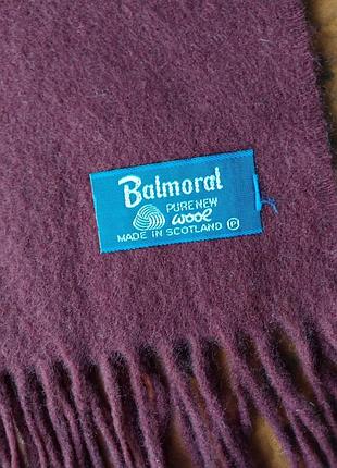 Шерстяной шарф balmoral