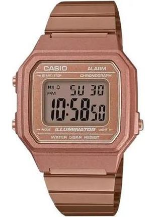 Часы casio b650wc-5aef. розовое золото