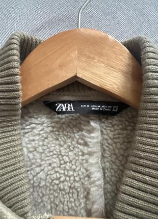 Чоловіча куртка-дублянка zara 4