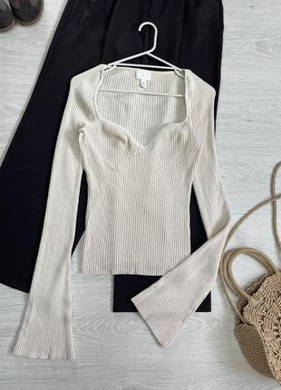 Кофта в рубрик h&m