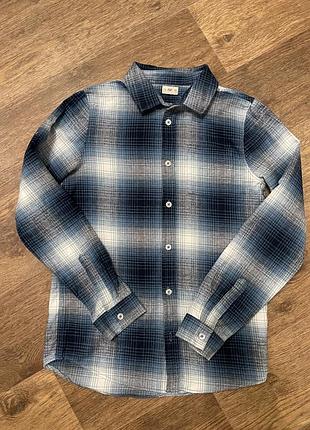 Теплая рубашка 11-12 лет 152 см