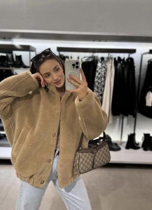 Шуба дублянка zara