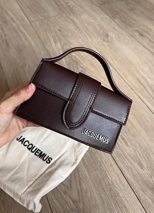 Сумка коричнева в стилі jacquemus