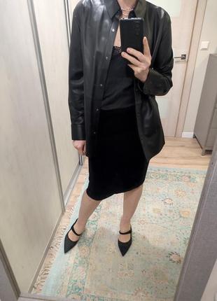 Трикотажна вовна і ангора , тепленька спідниця олівець в стилі massimo dutti