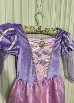 Карнавальна сукня рапунцель дісней принцеса платье плаття костюм2 фото