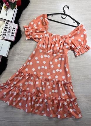 Сукня в горох