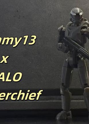 Робот подвижная фигурка dummy 13 lucky halo masterchief