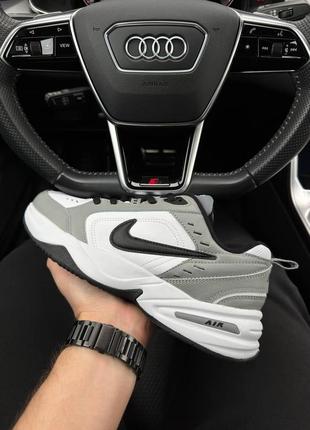Кроссовки nike air monarch grey black
