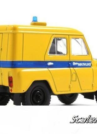 Масштабная модель уаз-469 ппс (патрульно-постовая служба) (1975). автомобиль на службе. масштаб 1:432 фото