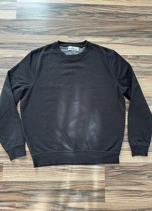 Свитшот черный stone island