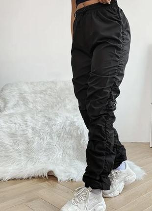 Штани shein на затяжках