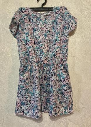 Летнее платье с карманчиками