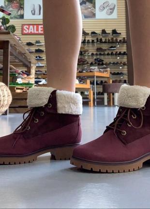#228 черевики зимові timberland LEATHER women's jayne waterproof оригінал