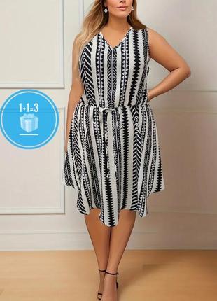 🥰 платье в геометрический принт shein 4xl