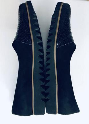 Кожаные туфли на низком ходу donna carolina2 фото