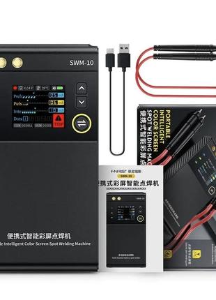 Аккумуляторный аппарат точечной сварки fnirsi swm-10