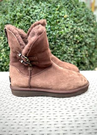 Ugg угги ботинки сапоги 41 размер коричневые оригинал на меху