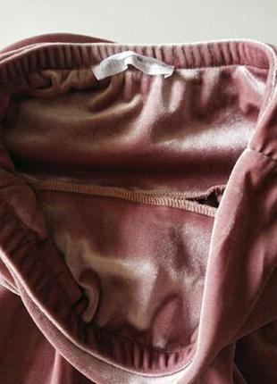 Велюровая юбка zara 140 5