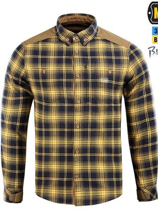 M-tac сорочка redneck shirt navy blue/yellow s/l2 фото