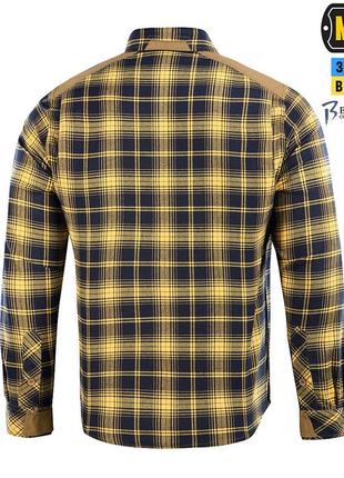 M-tac сорочка redneck shirt navy blue/yellow s/l4 фото