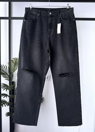 Джинси wide leg з високою посадкою від f&f