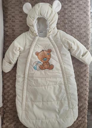 Продам теплий комбінезон конверт на виписку.