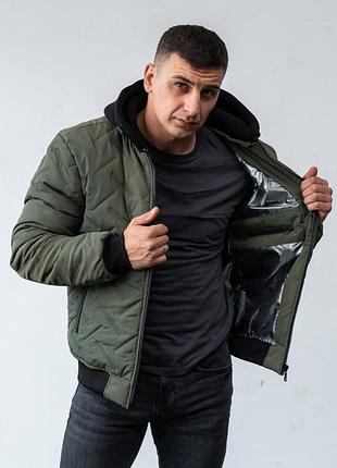 Тепла чоловіча куртка-бомбер до -25°с 2