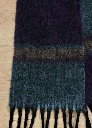 Великий натуральний теплий шарф hand made в стилі cos acne